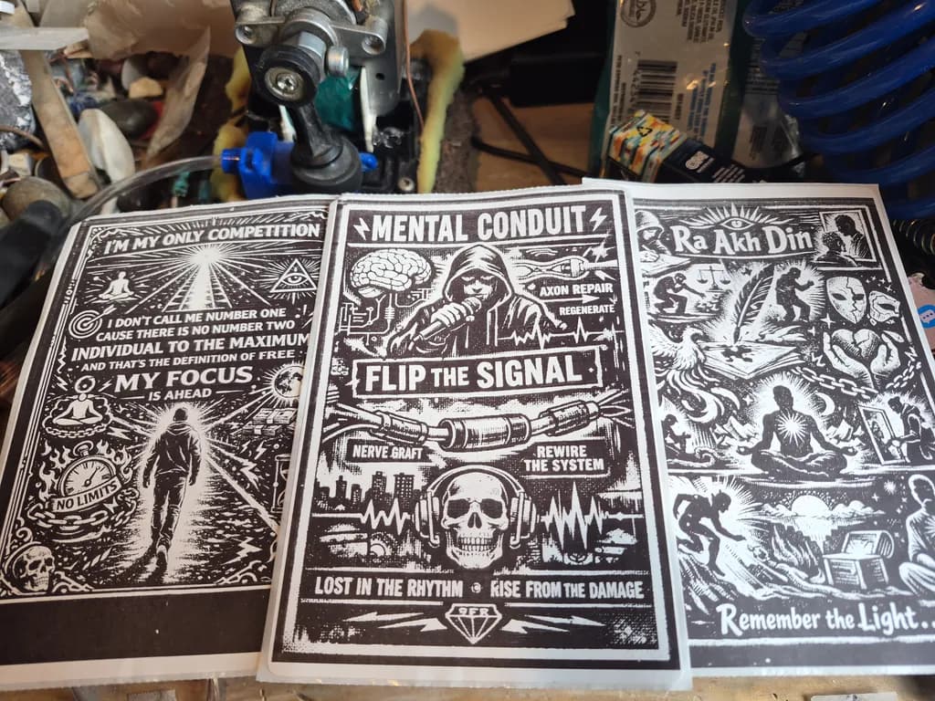 Mental Conduit Triptych