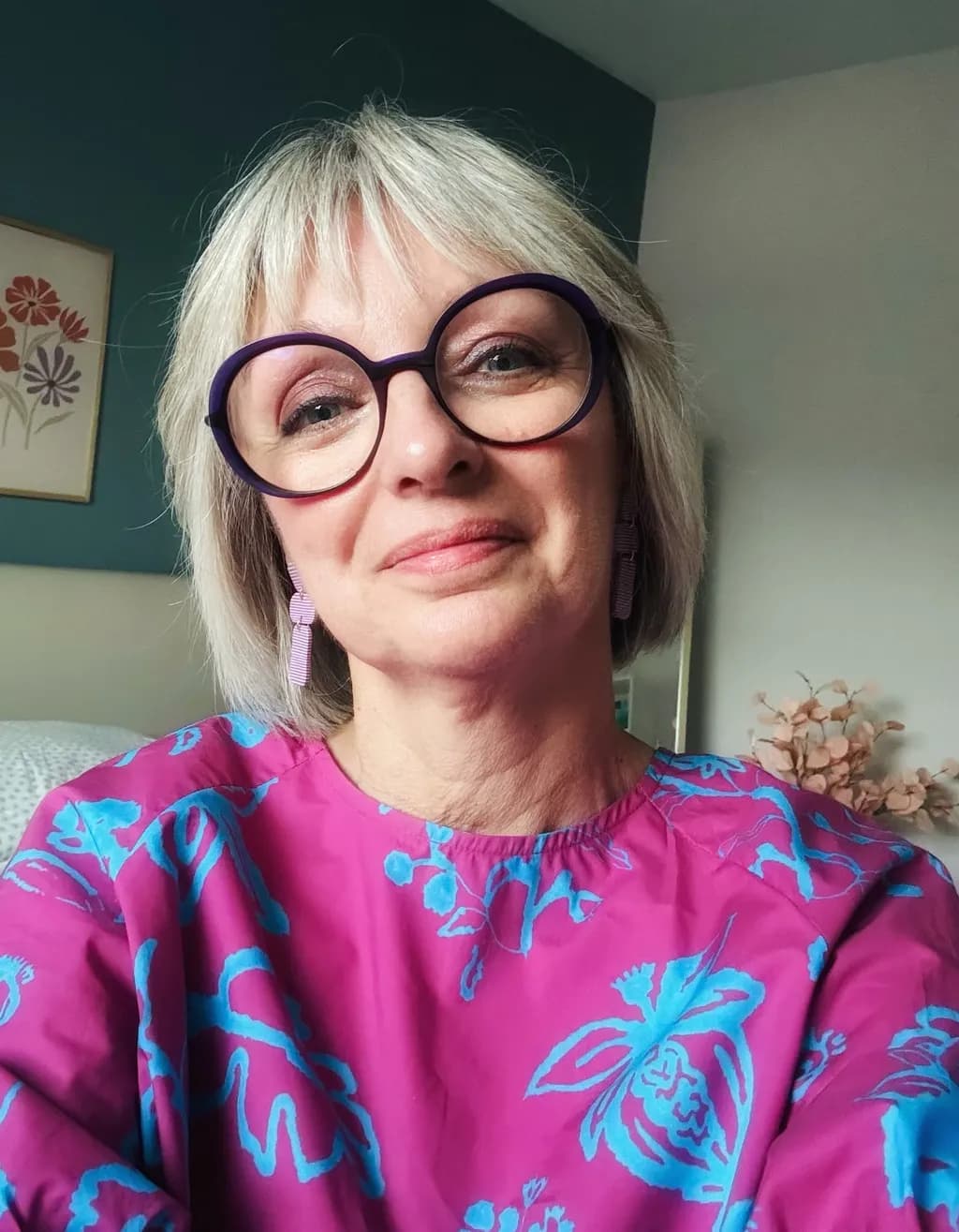 Floral Smile Portrait