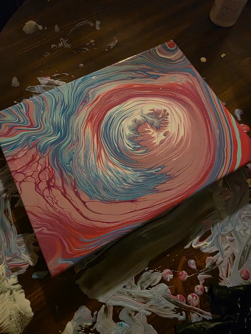 Marbled Crimson Spiral