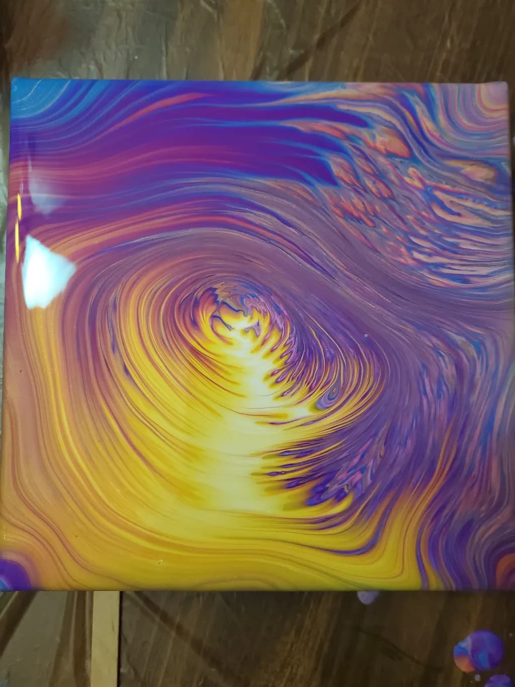 Psychedelic Color Spiral