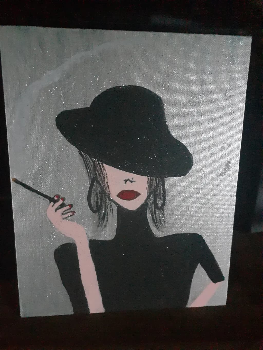 Black Hat Portrait