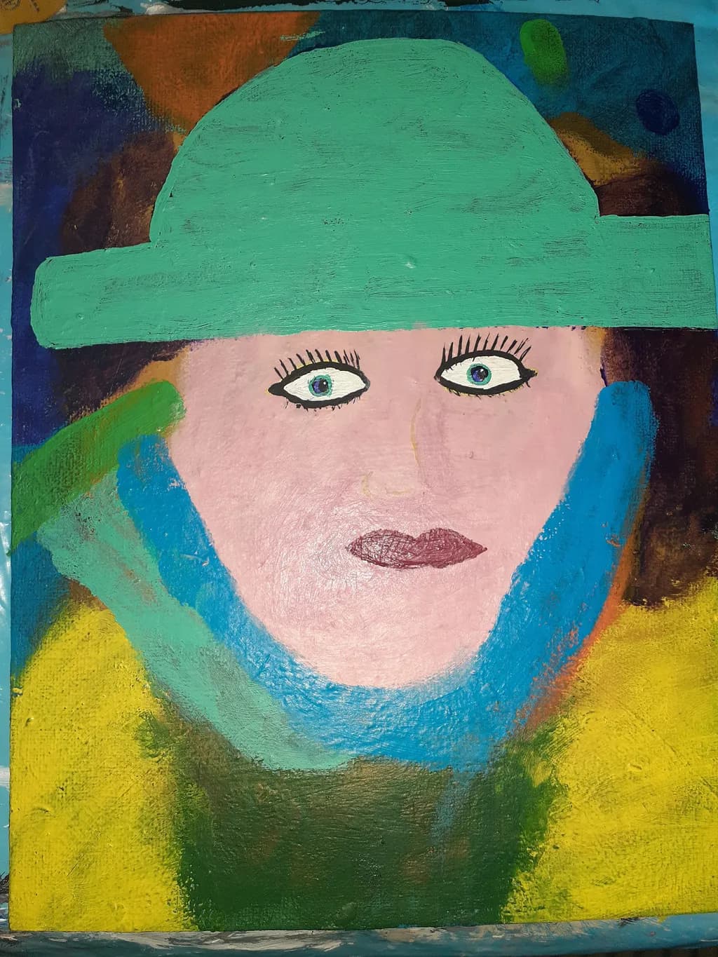 Green Hat Portrait