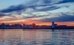 Harbor Sunset, Portsmouth, New Hampshire