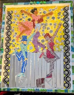 Mosaic Garden Piano
