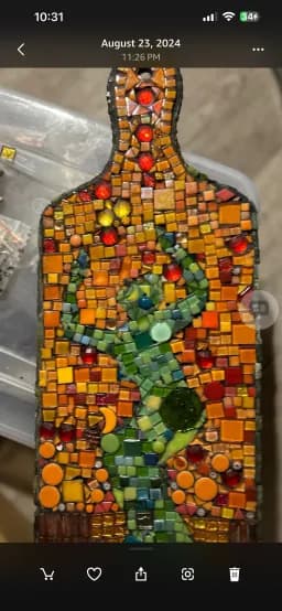 Mosaic Garden Guitar