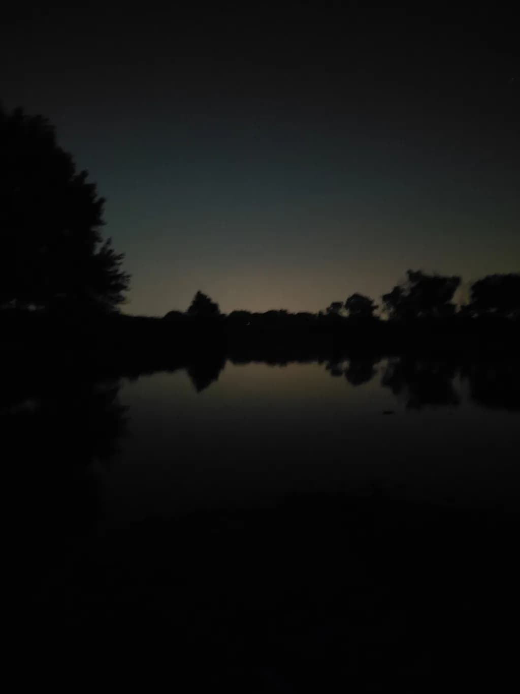 Twilight Pond Reflections