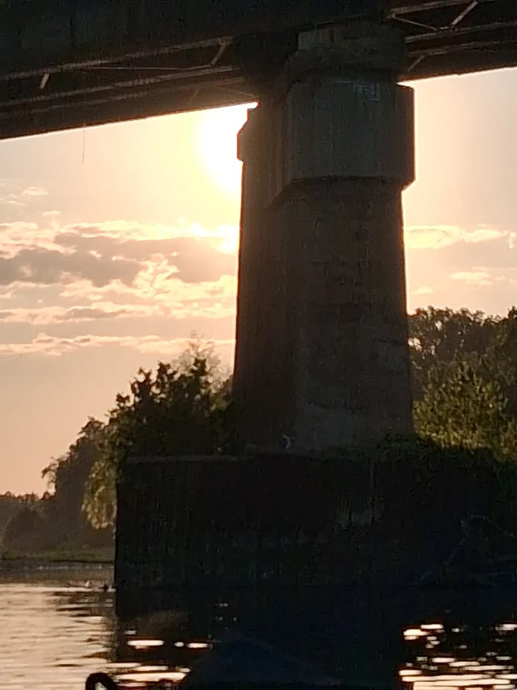 Bridge Pillar Sunset