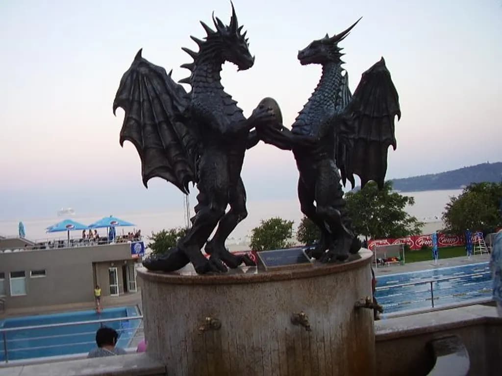 THE  DRAGON FOUNTAIN 