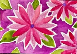 Magenta Petal Garden