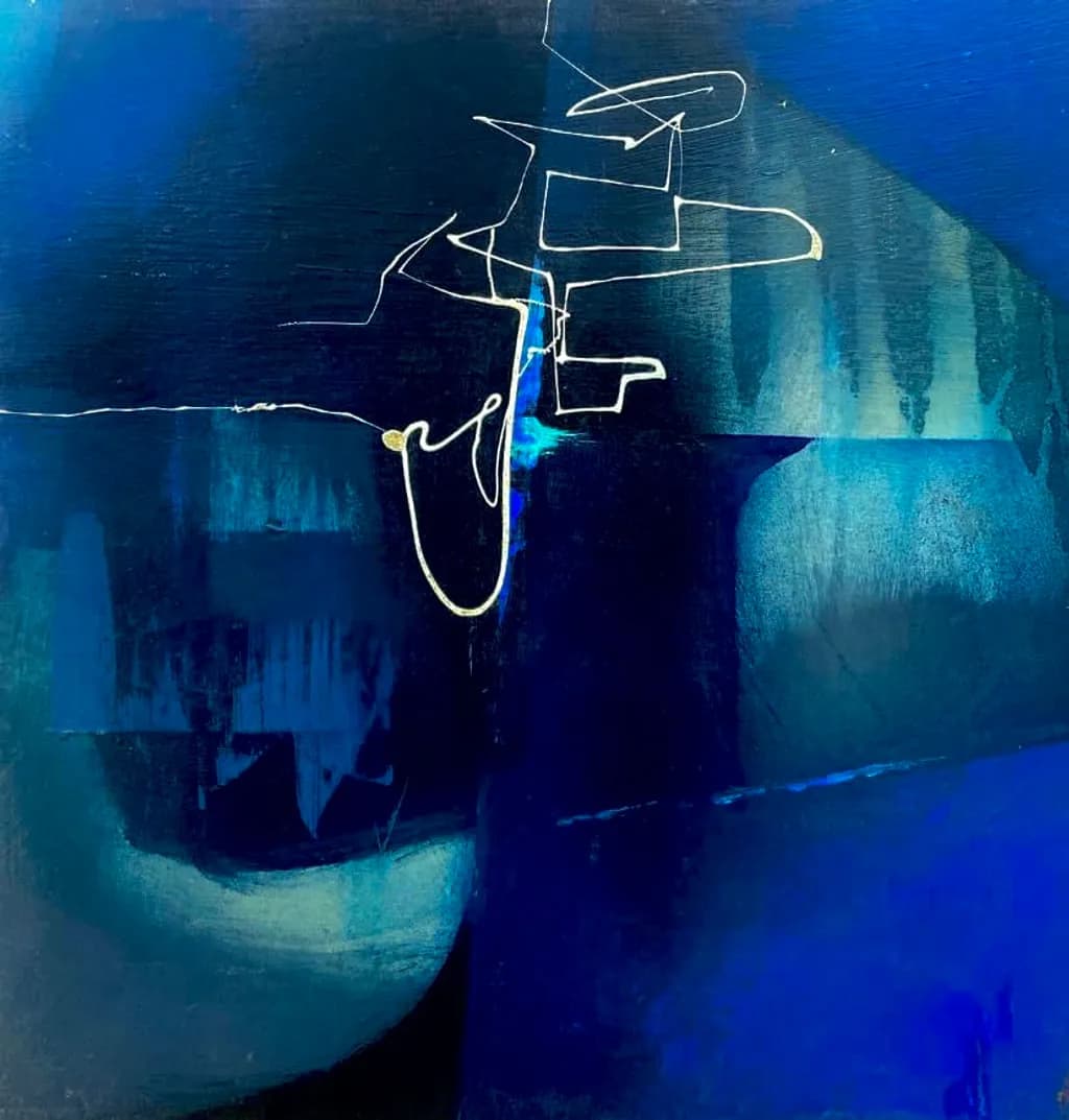 Blue Linework