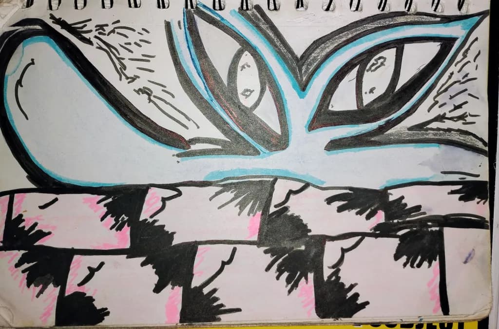 Abstract Feline Eyes