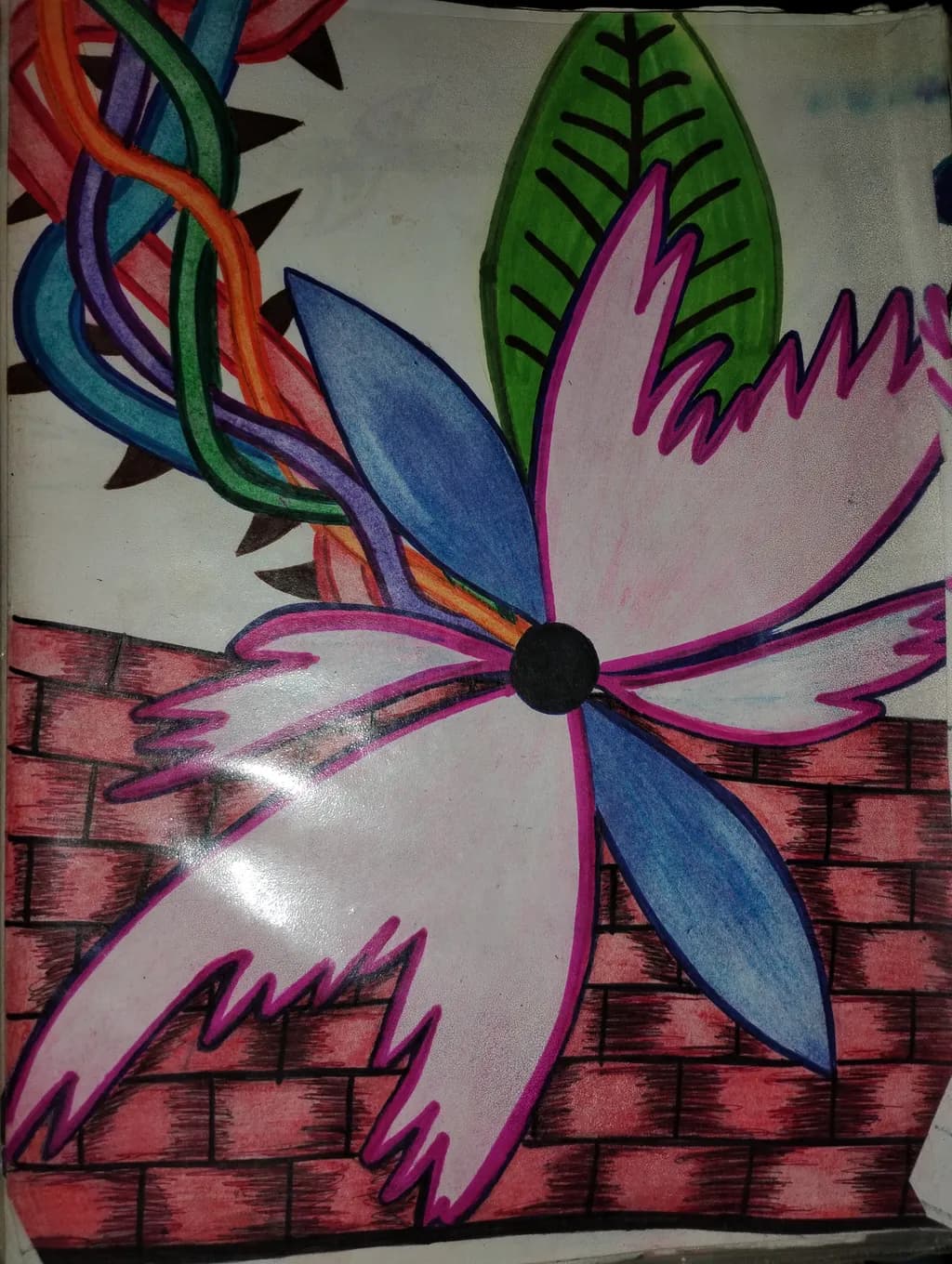 Abstract Botanical Bloom