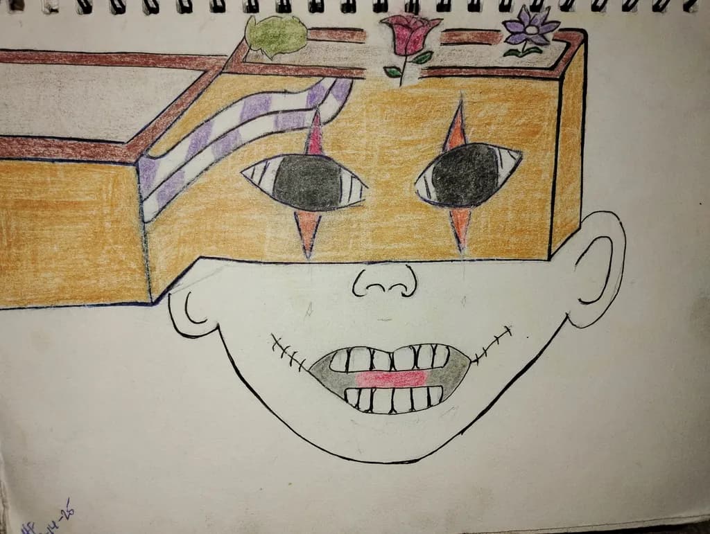 Smiling Clown Drawings
