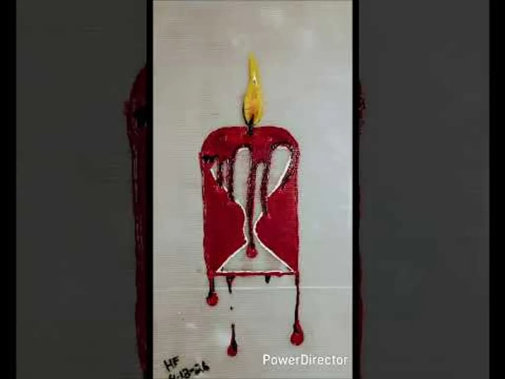 Crimson Melting Candle