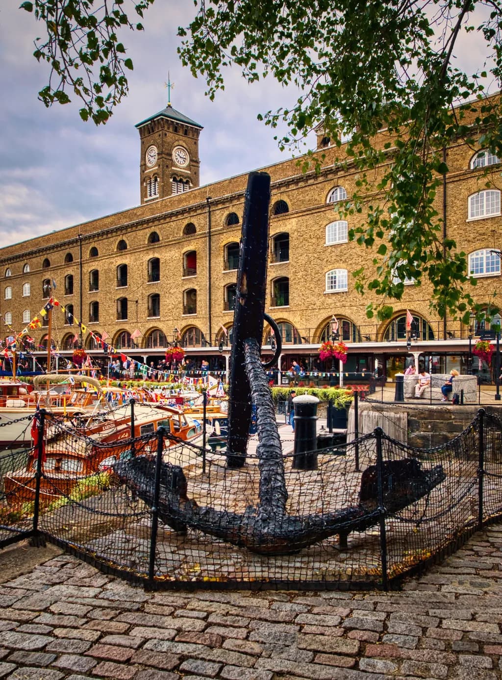 Maritime history at St Katharine Docks, London