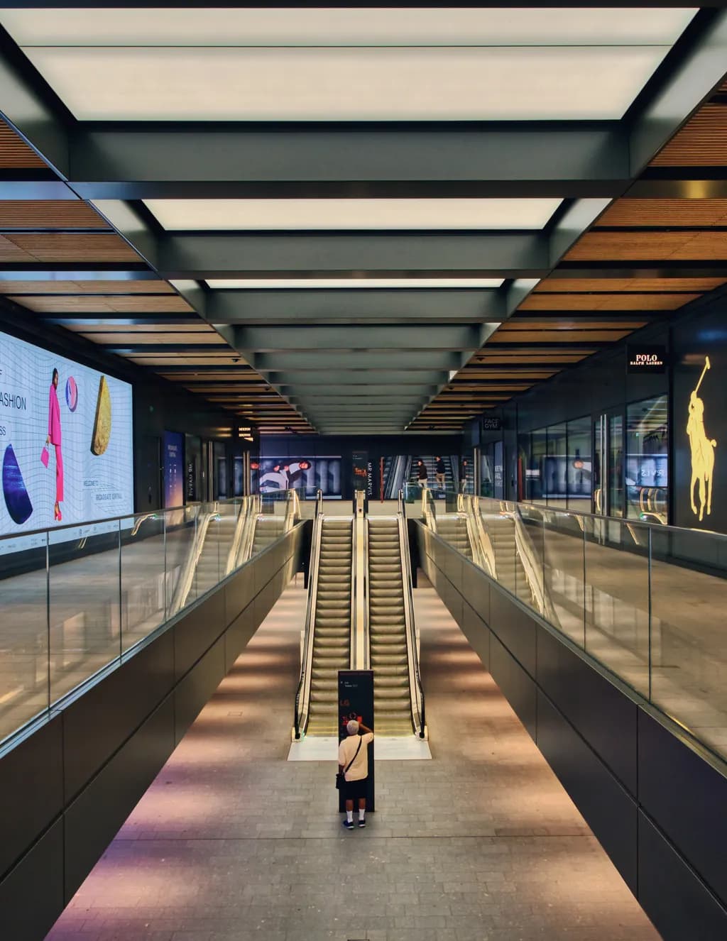 Looking Down Through Broadgate Central