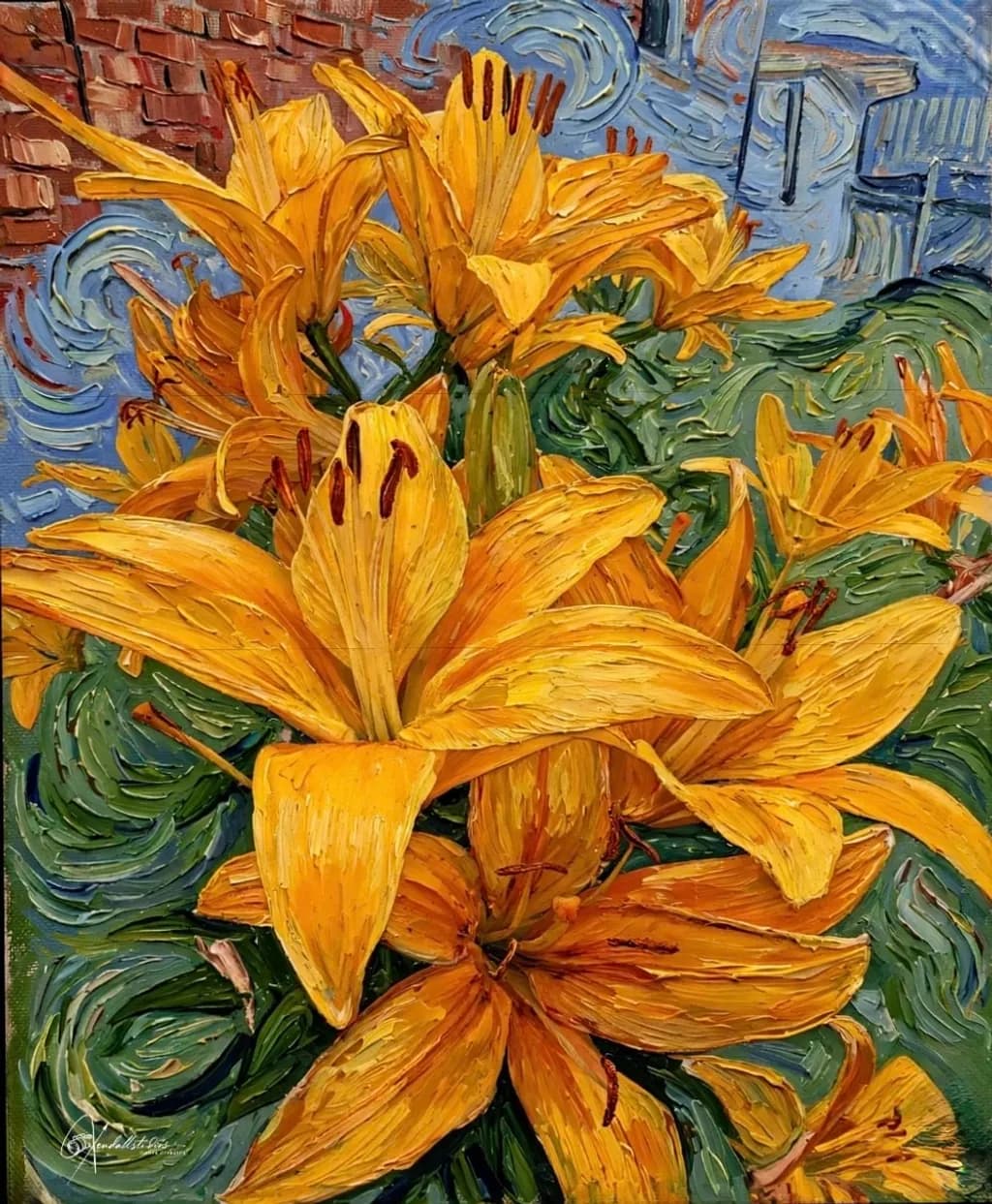 Yellow Tiger Lilies
