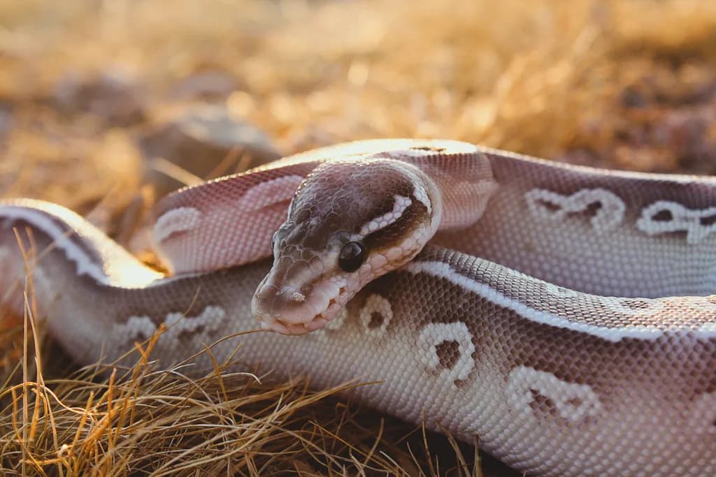 Python in Golden Grass