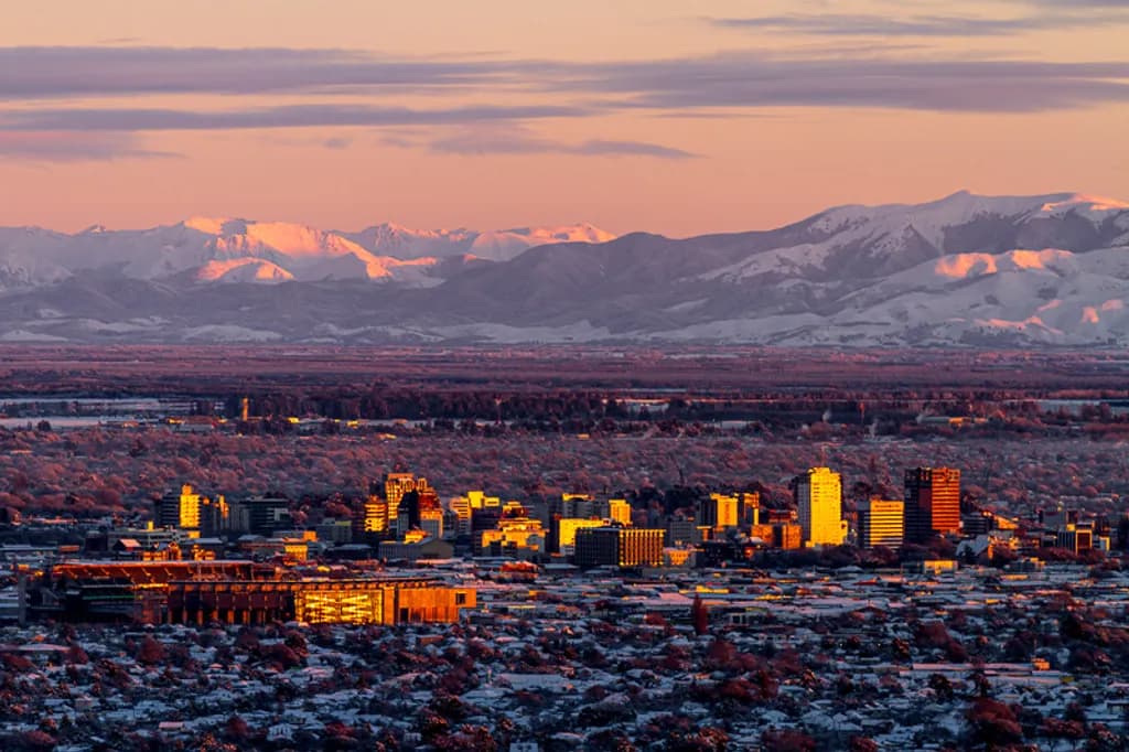Snowy City Mountains