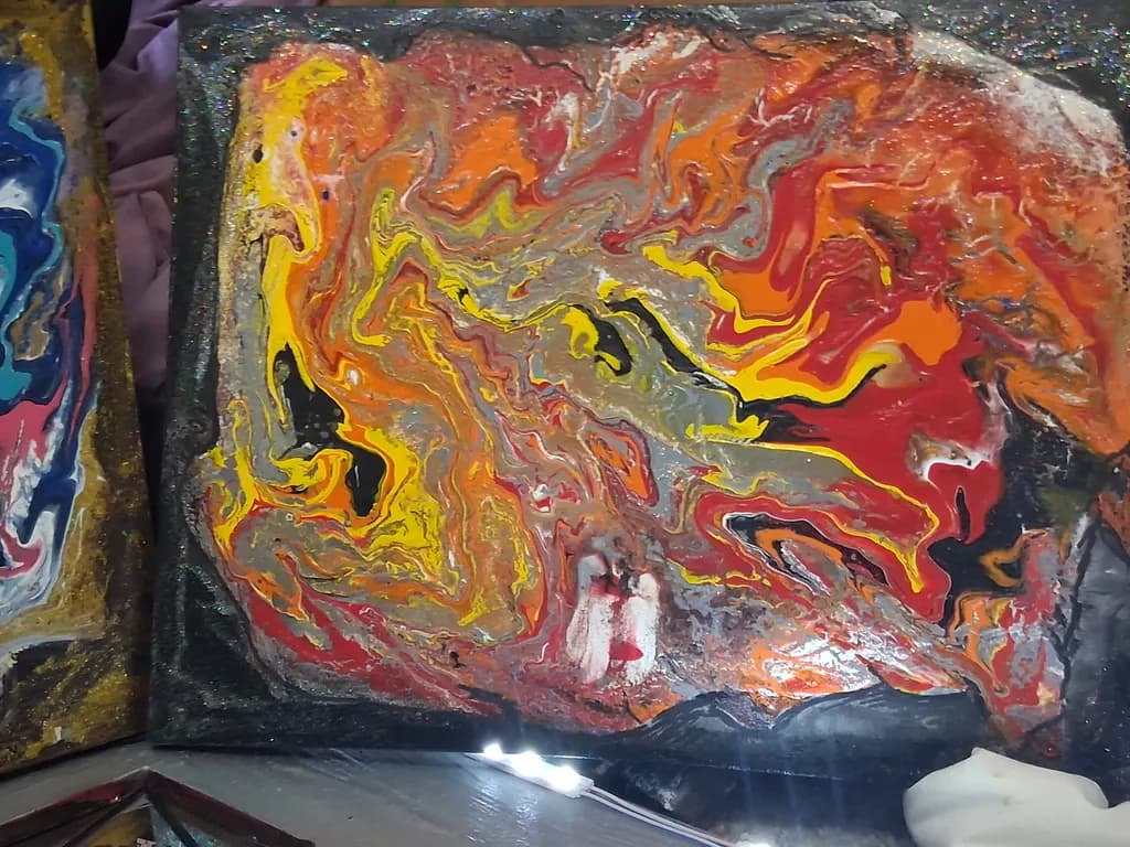 Molten Marbled Currents