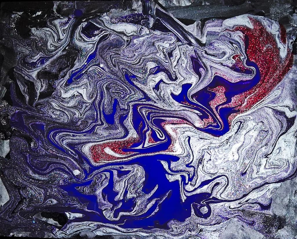 Cobalt Marble Drift