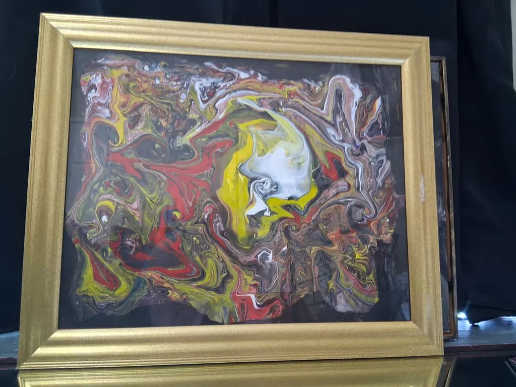 Marbled Color Study