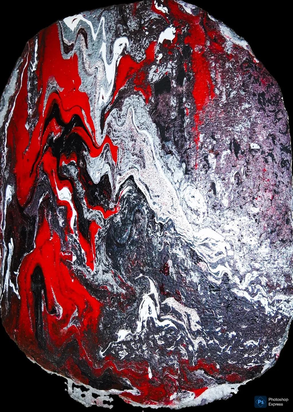 Crimson Marbled Eclipse