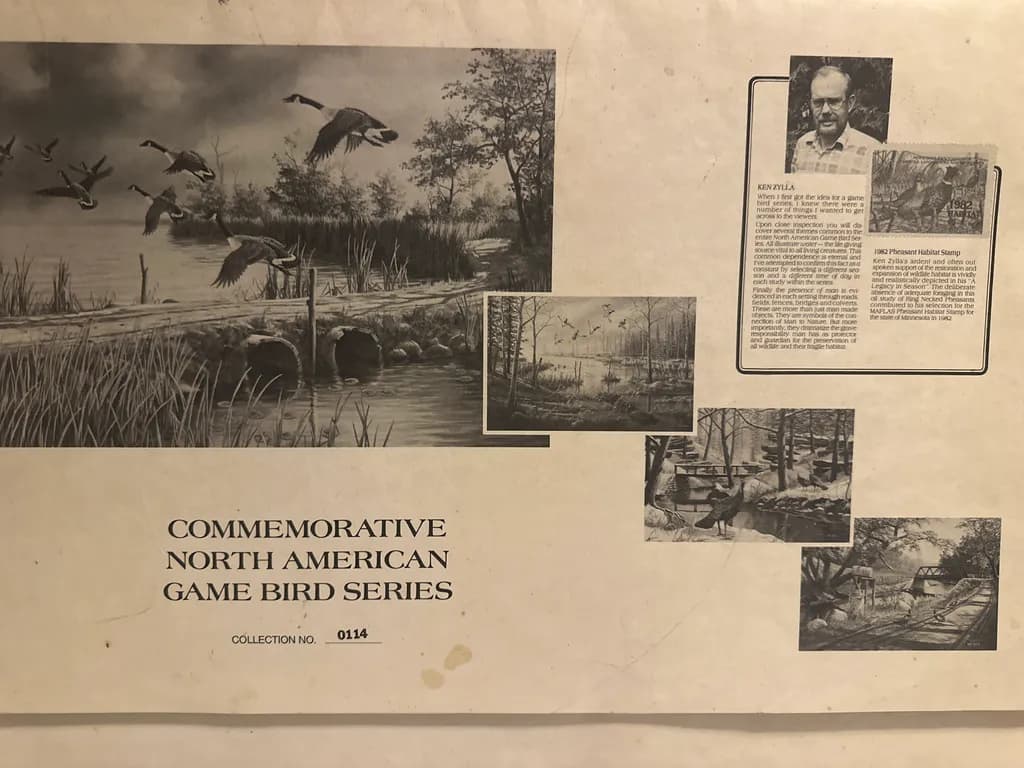 Commemorative Game Birds