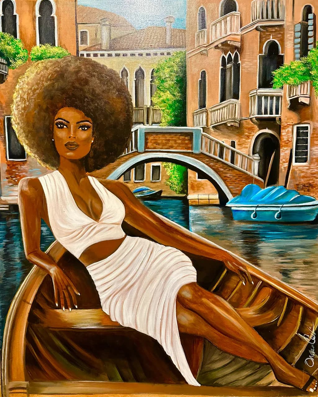 Venetian Gondola Portrait