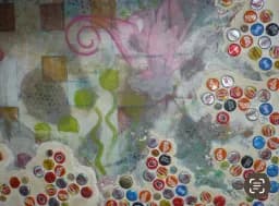 Bottle Cap Mosaic