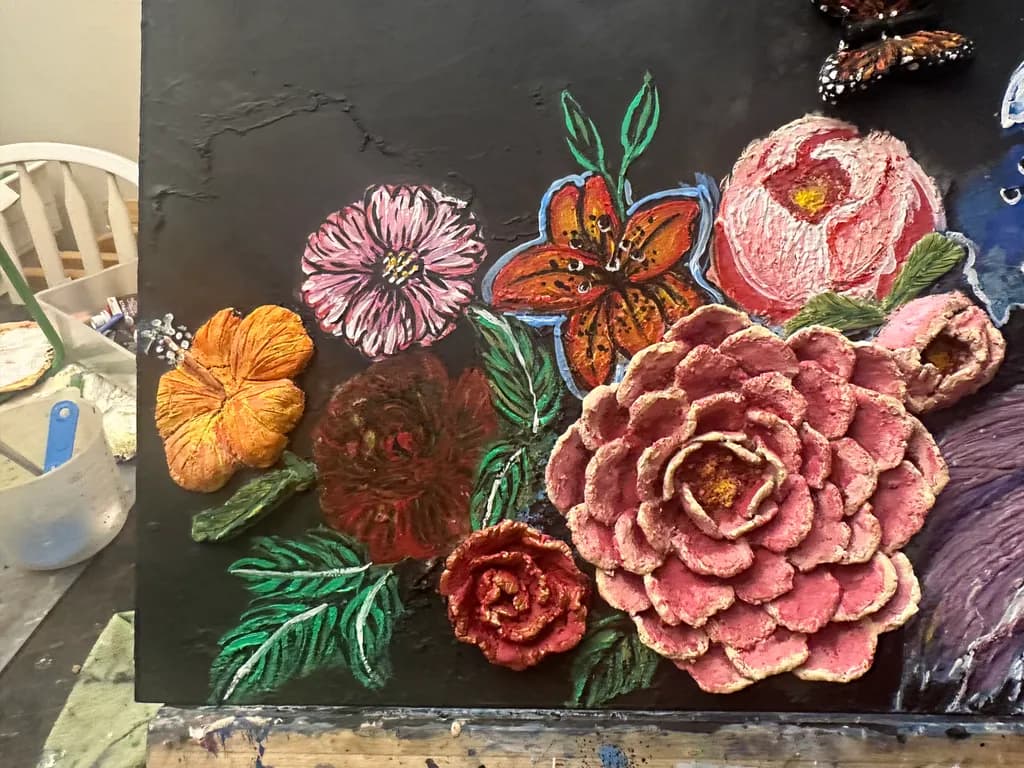 Garden in Relief