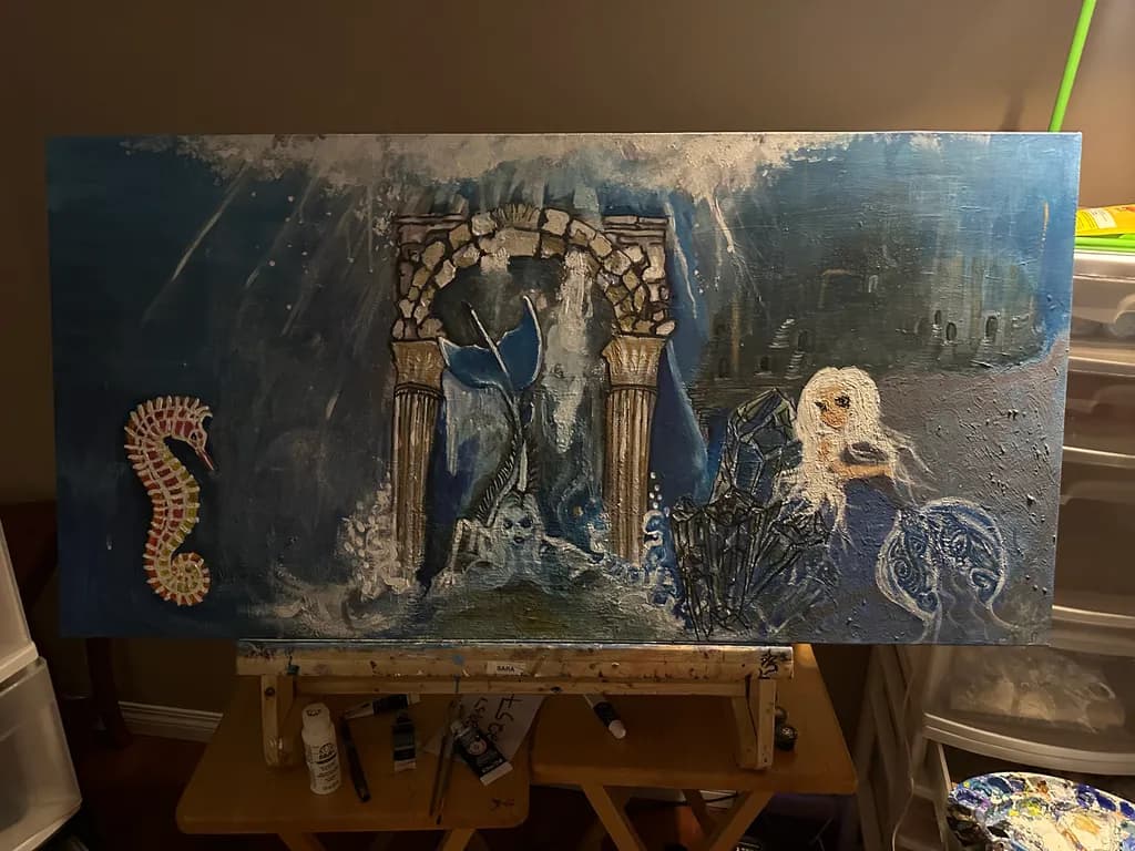 Seahorse Ruins Mermaid Lasanble