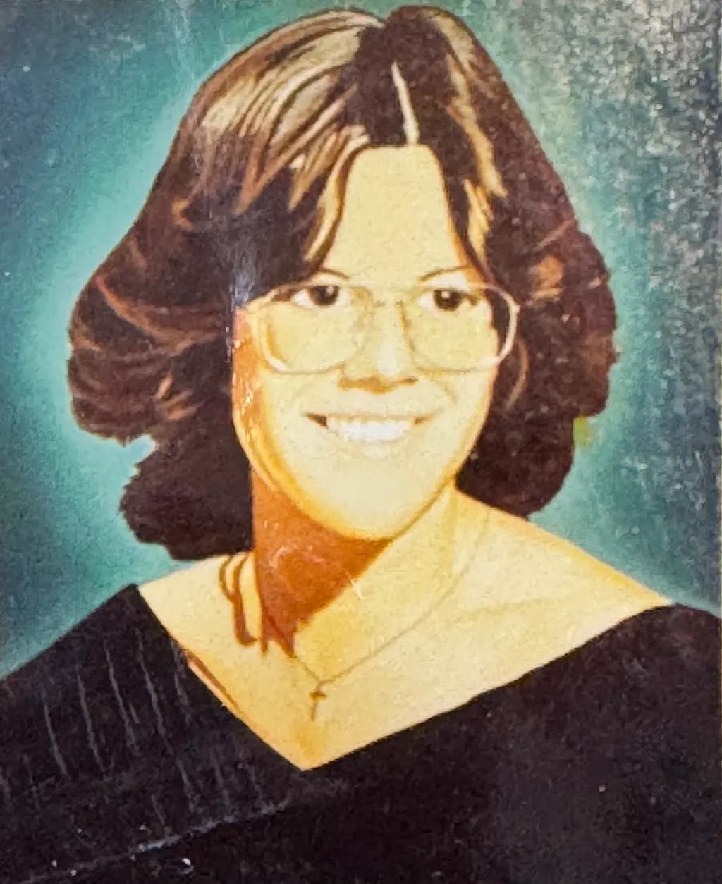 Portrait in Teal