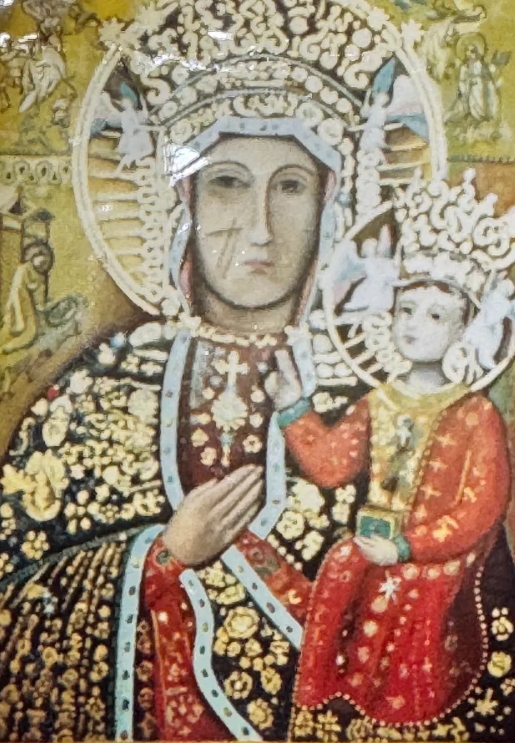 Madonna and Child in Gold