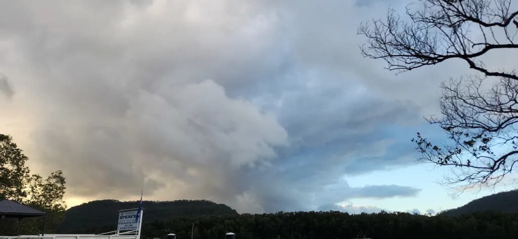 Storm Over Hills