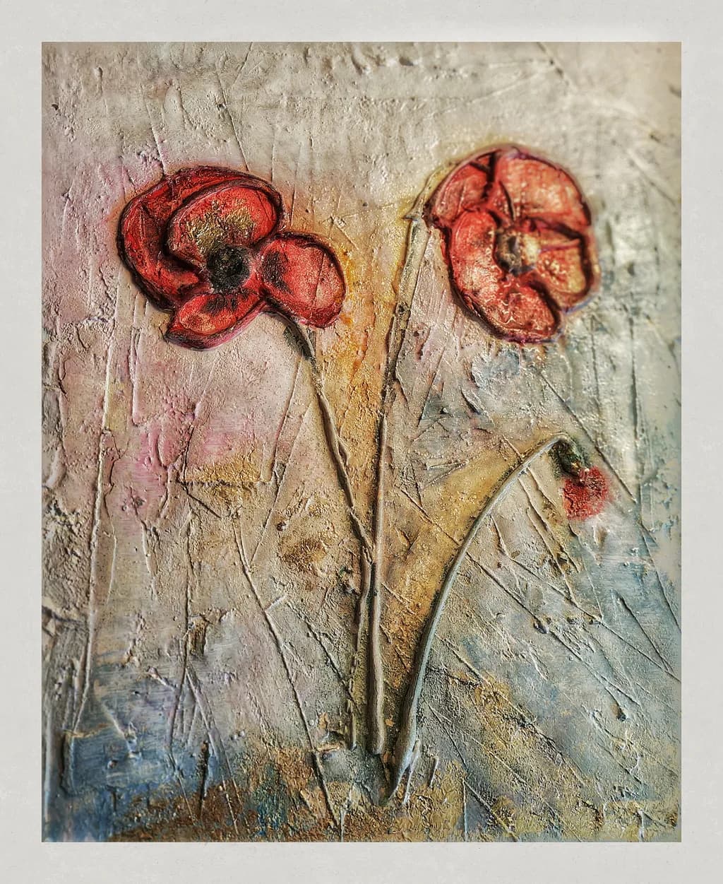 Two Red Poppies