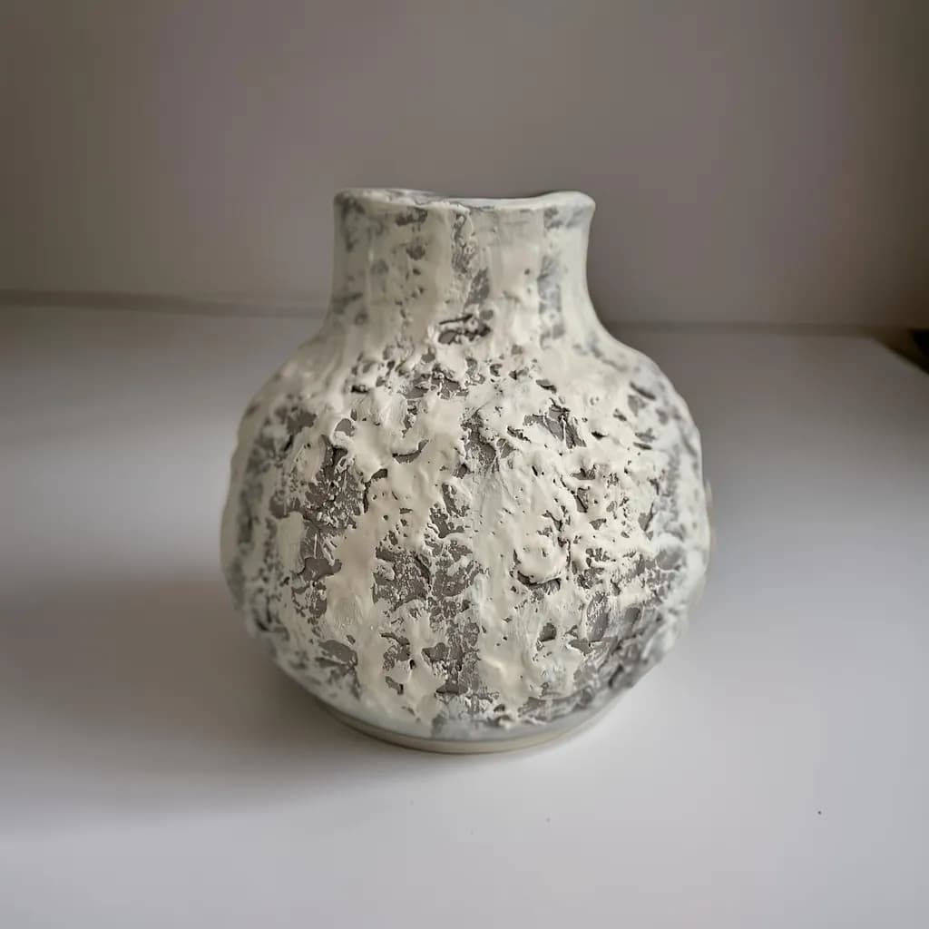 Weathered Stoneware Vase