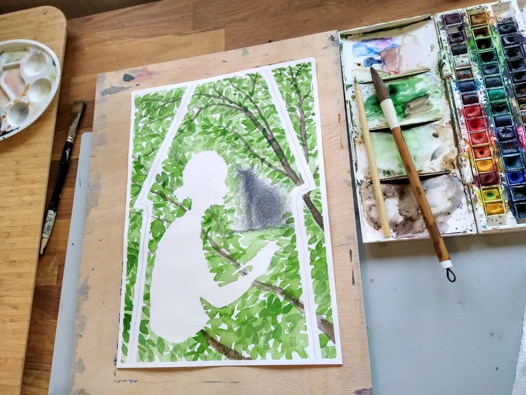 Figure in the Forest