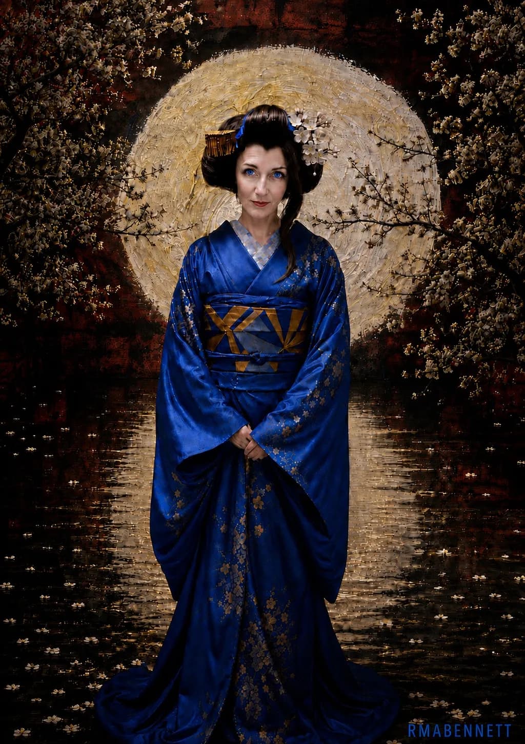  Geisha In Blue 