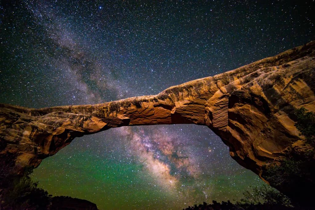 Milky Way from Owachomo Bridge
