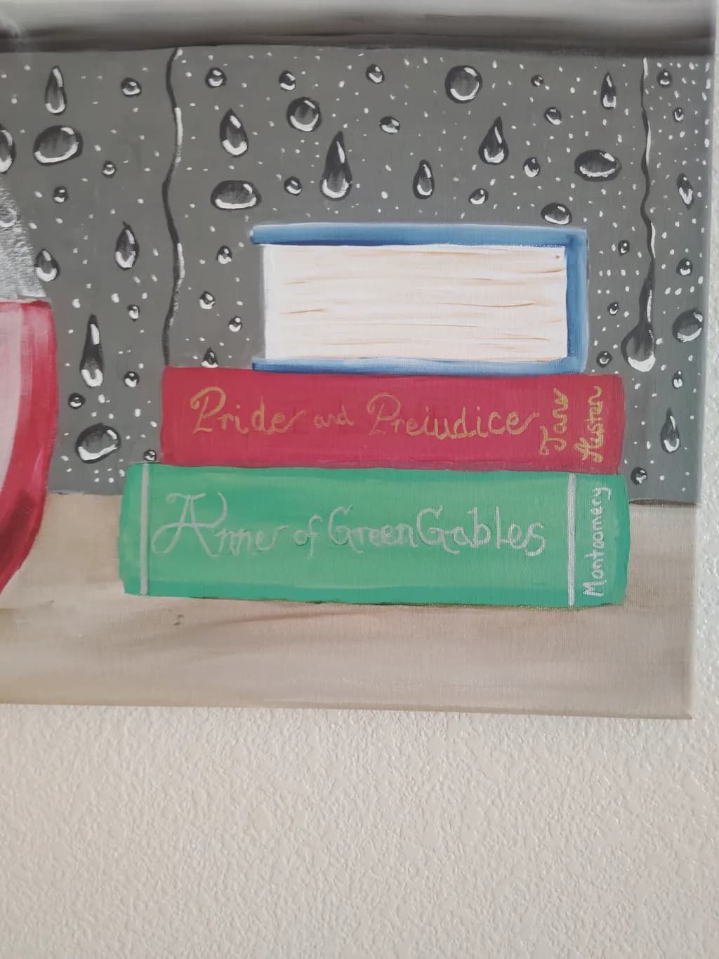 Books Beneath Rain