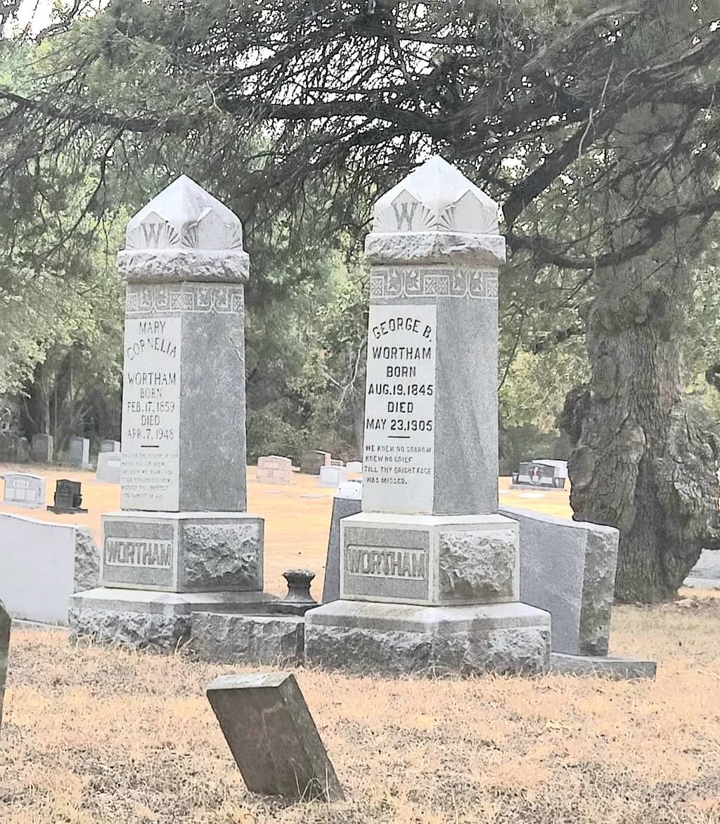 Wortham Cemetery Monuments