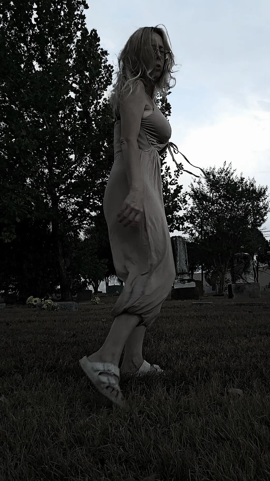 Dusk Among Graves