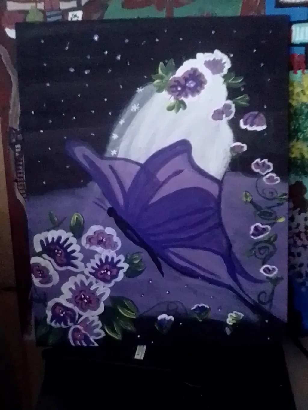 Flower-Crowned Moon Ghost