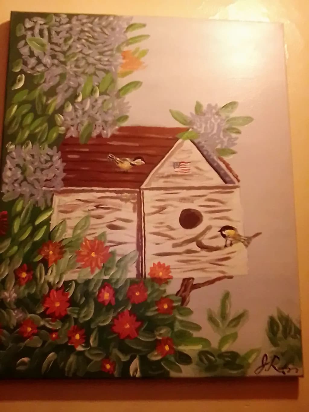 Birdhouse in Bloom