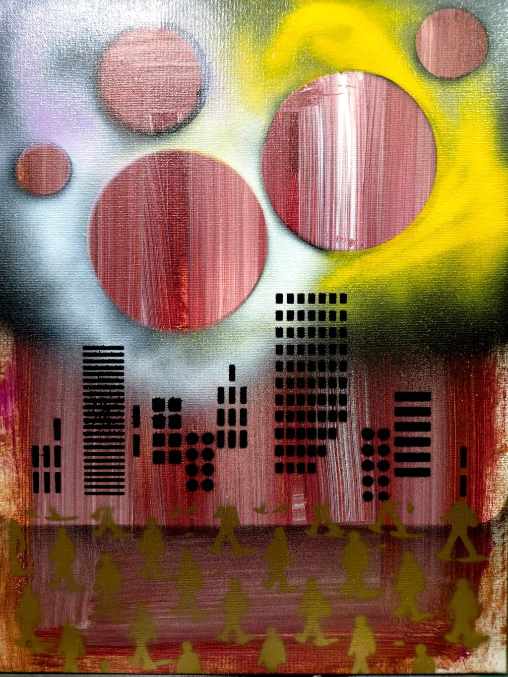Orbiting Cityscape