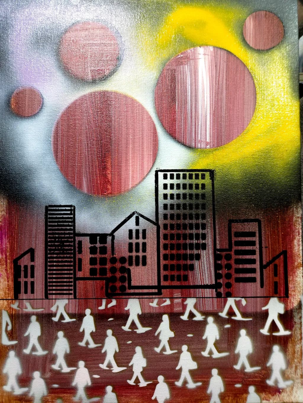 City Under Painted Moons