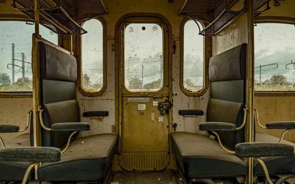 Vintage Train Interior