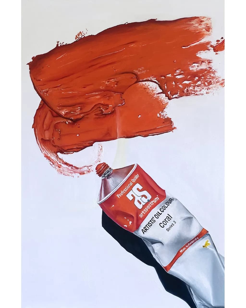 Coral Paint in Motion