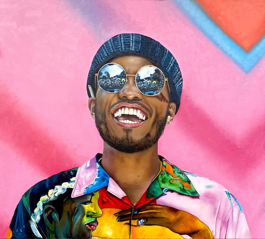Joyful Sunglasses Portrait